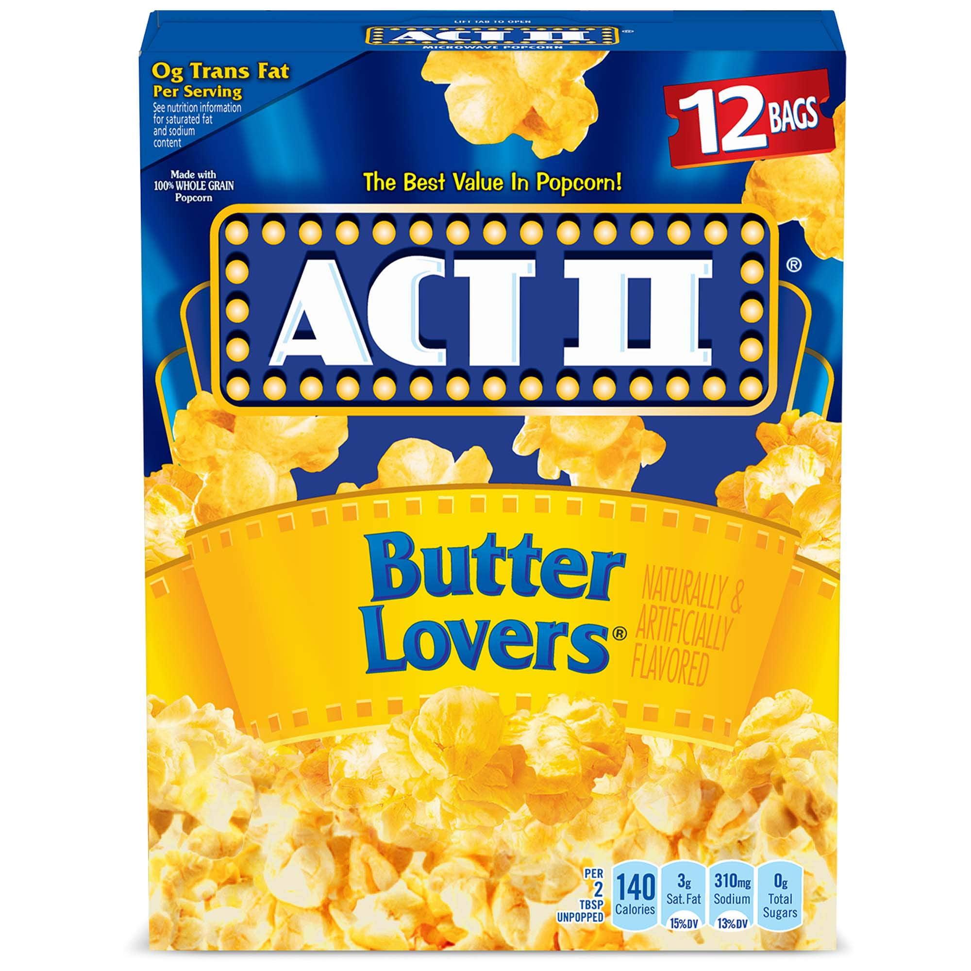 Cousin Willie’s Buttery Explosion Microwave Popcorn, 2.9 oz, 48 ct