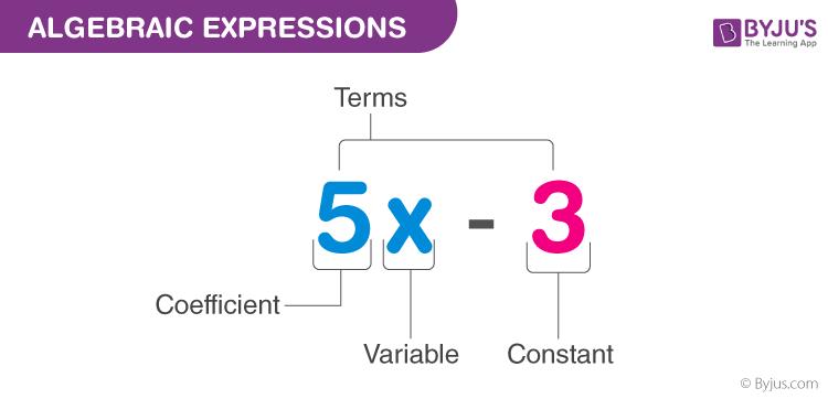 Algebraic Expression - Variables and constants