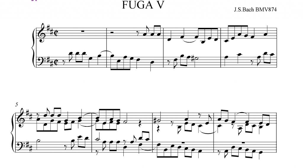 An image of Air on the G string, showing that there is only one mood in Baroque music