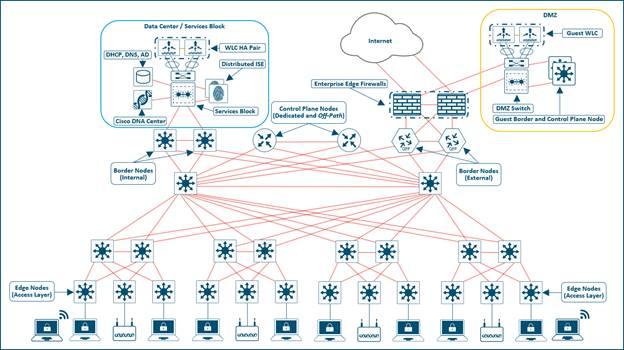 Physical Topology - Large Site Reference Design