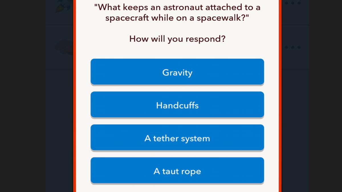 All BitLife Astronaut Technical Training Answers