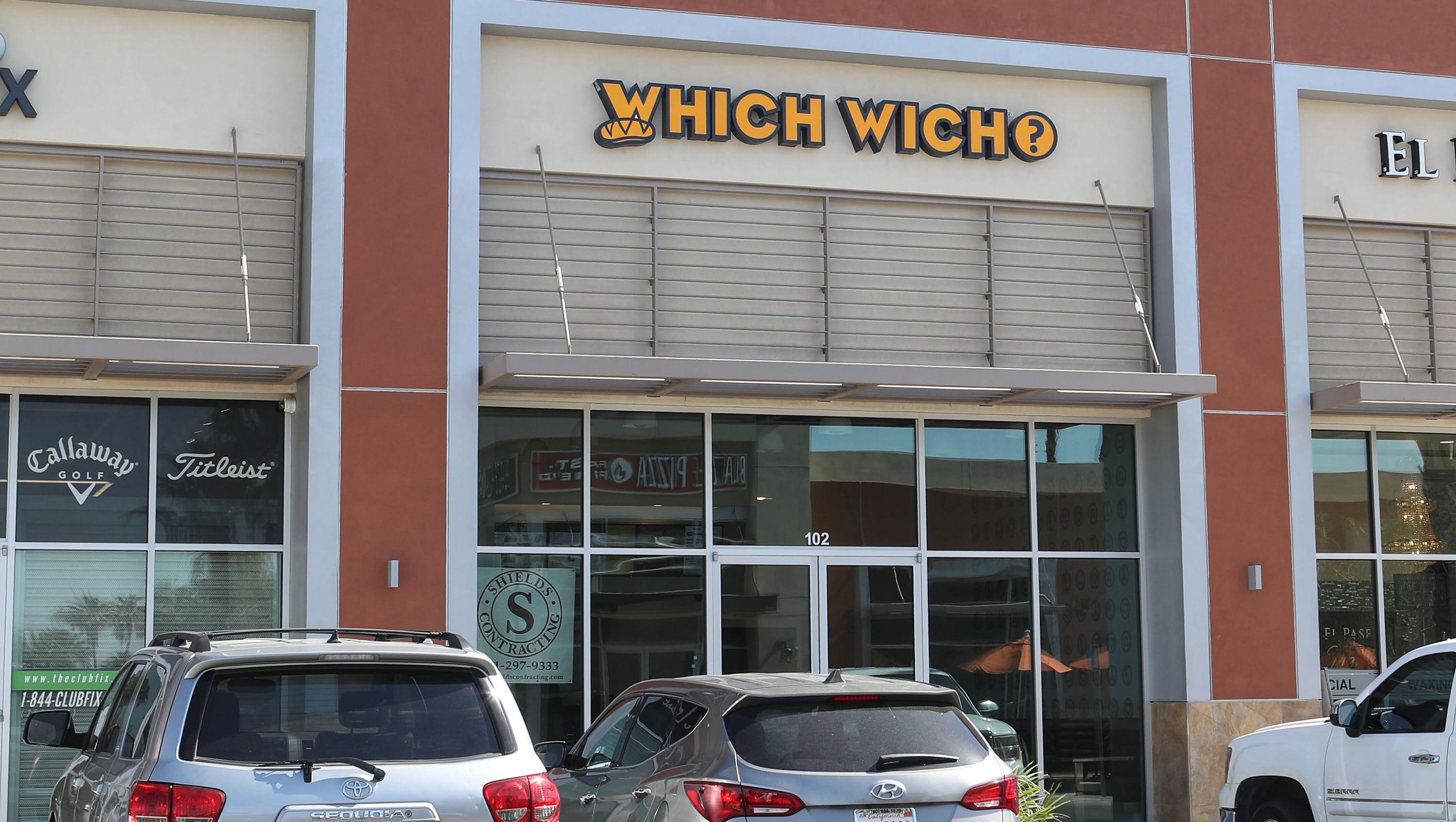 The Which Wich sandwich shop in Palm Desert, May 15, 2018.