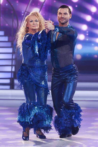 Eileen Dunne with pro Robert Rowinski on Sunday night's Dancing with the Stars