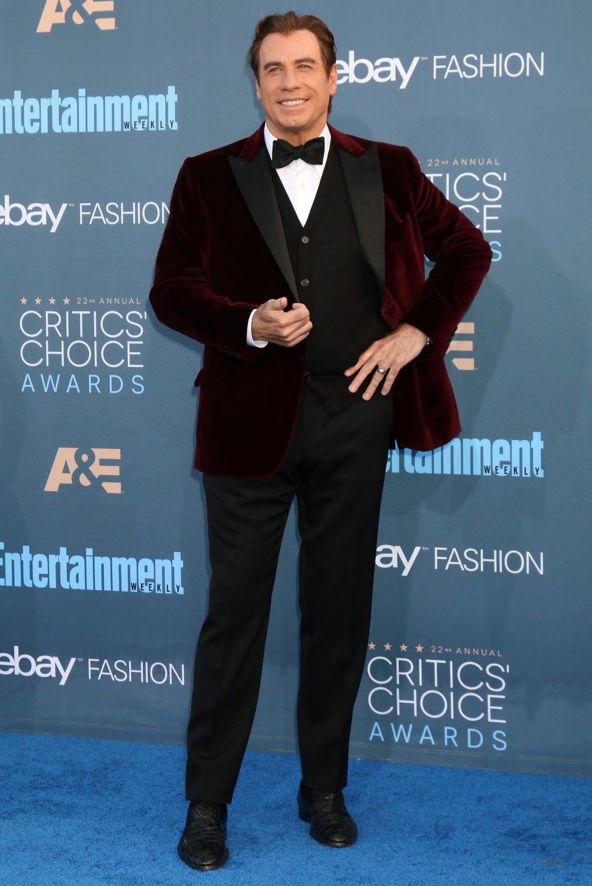 John Travolta at the 22nd Annual Critics’ Choice Awards