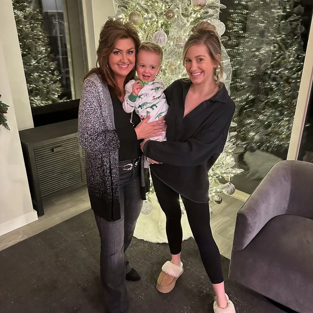 Joni Lamb (left) with her grandson Judah (middle) and her daughter Rachel (right)