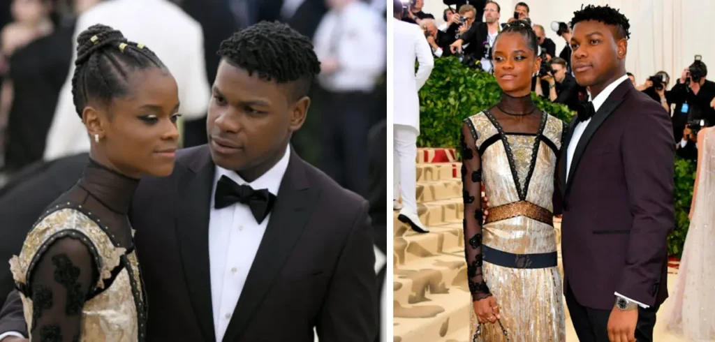 Letitia Wright and John Boyega