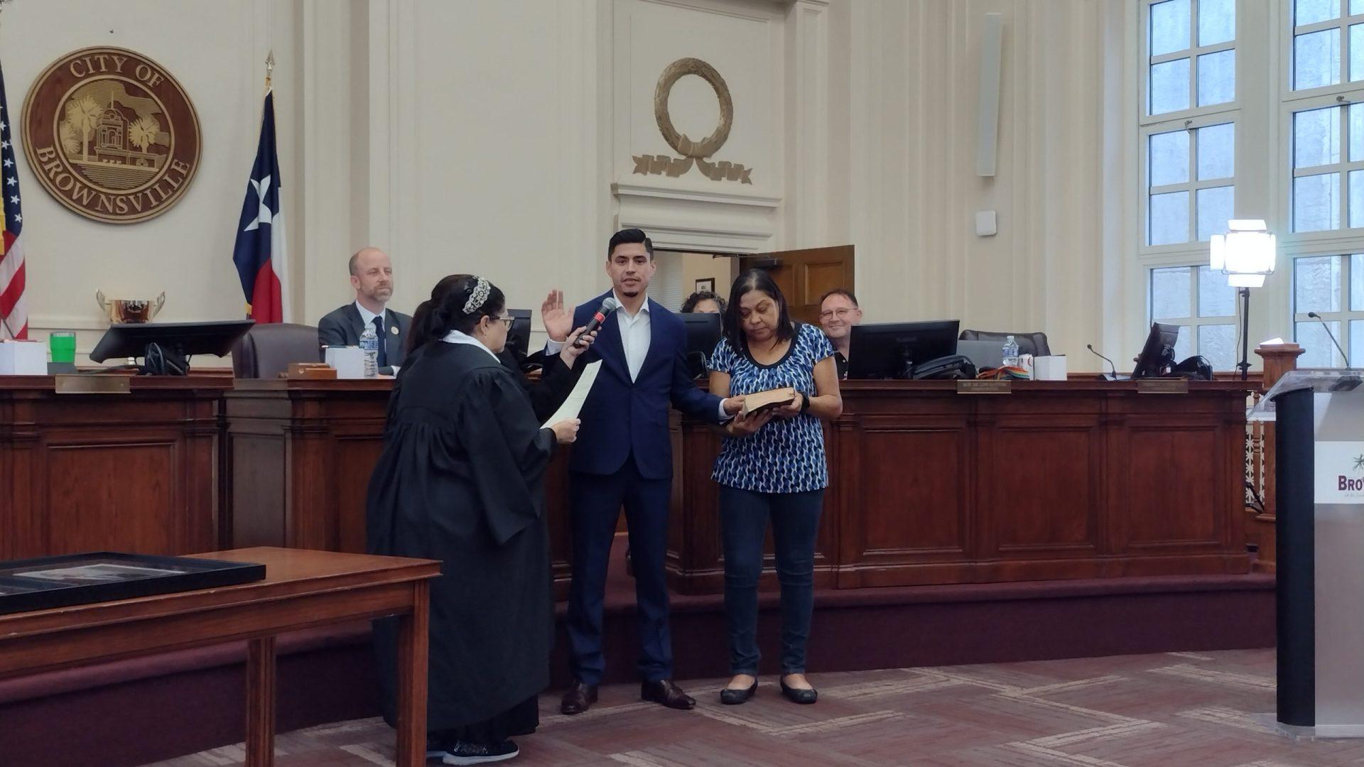 Brownsville’s newly elected mayor, commissioners take oath of office