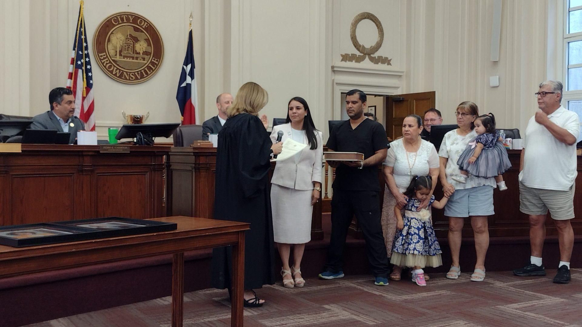 Brownsville’s newly elected mayor, commissioners take oath of office