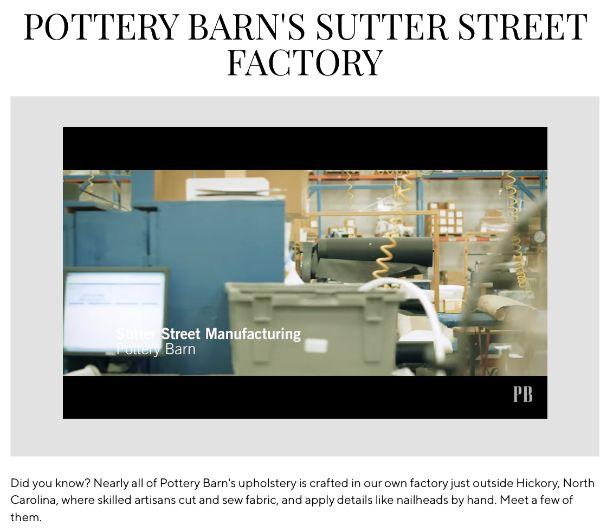 Where Is Pottery Barn Furniture Made?