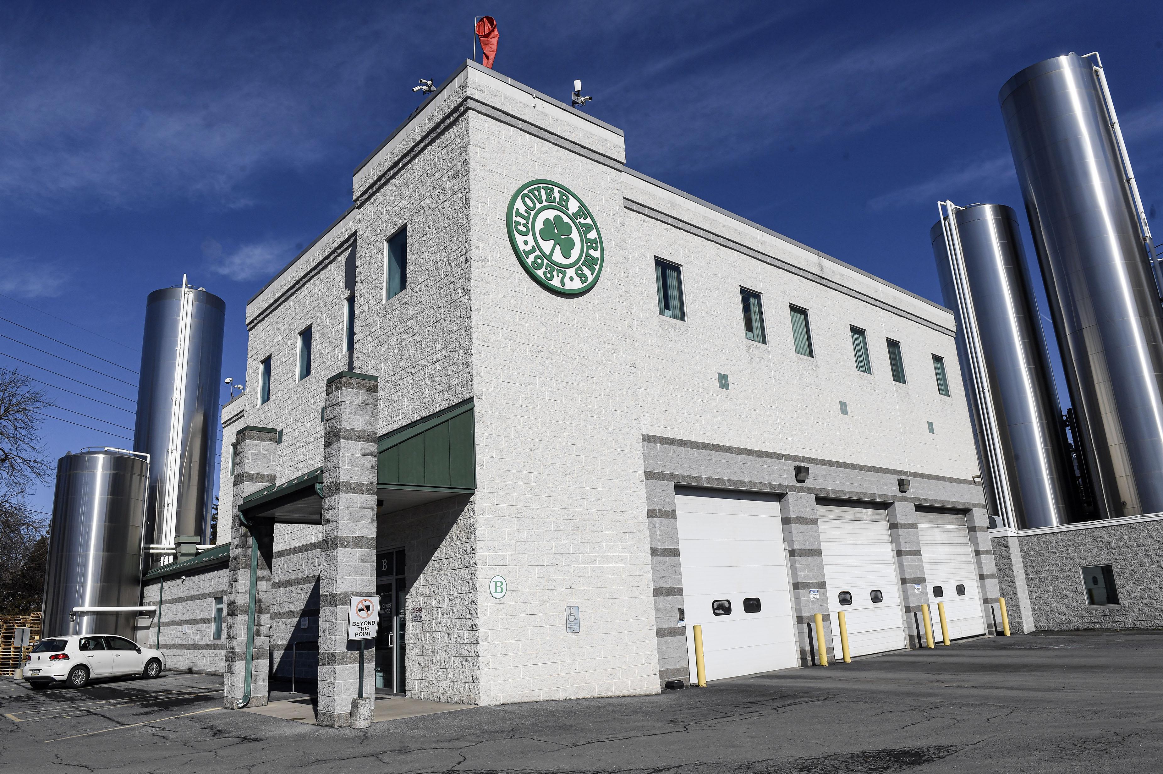 The Clover Farms Dairy, 3300 Pottsville Pike, Muhlenberg Township, has been sold to Cream-O-Land Dairy. (BILL UHRICH - MEDIANEWS GROUP)