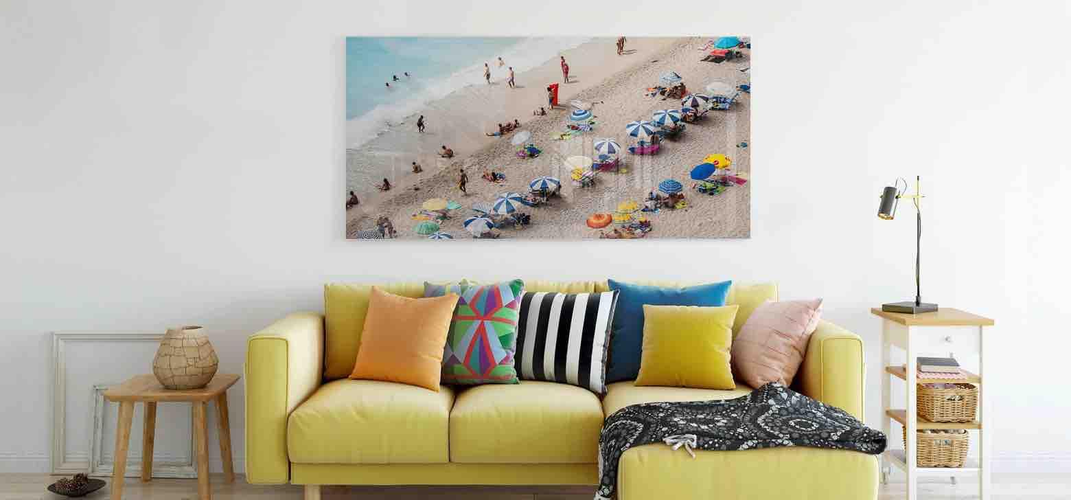 Panoramic Beach Photo Printed on Acrylic by Posterjack Canada