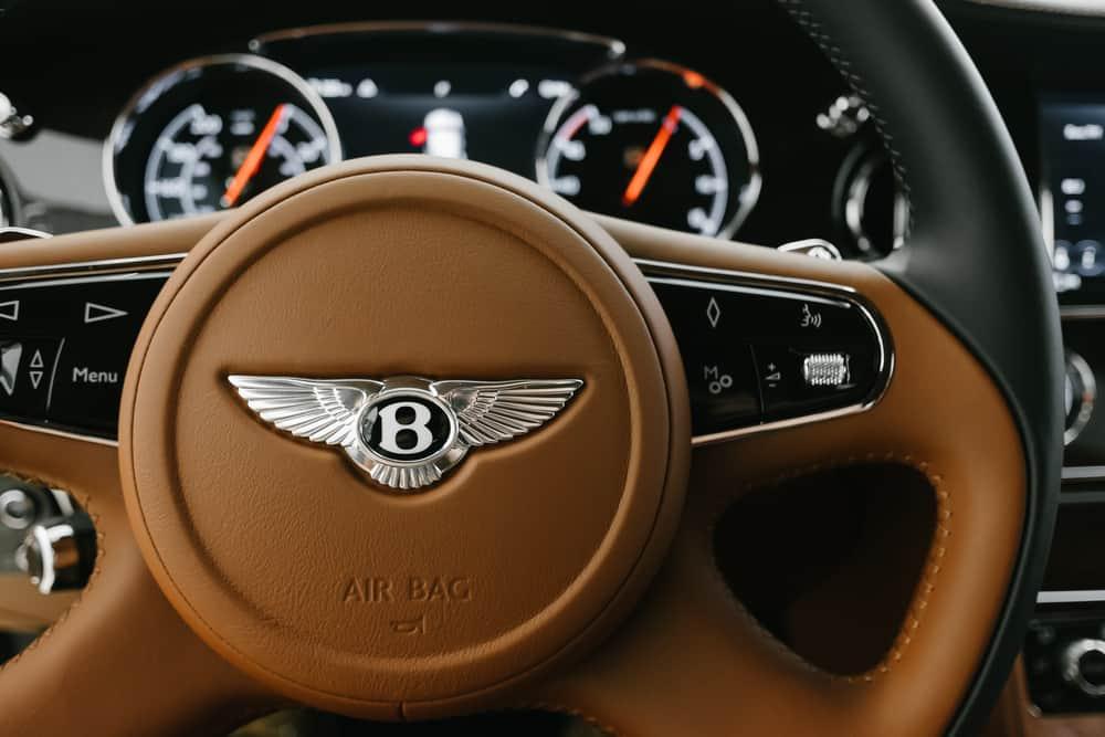 The high quality interior of the all new Bentley Mulsanne