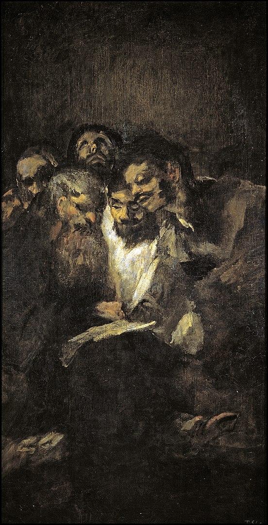 The Reading by Francisco Goya