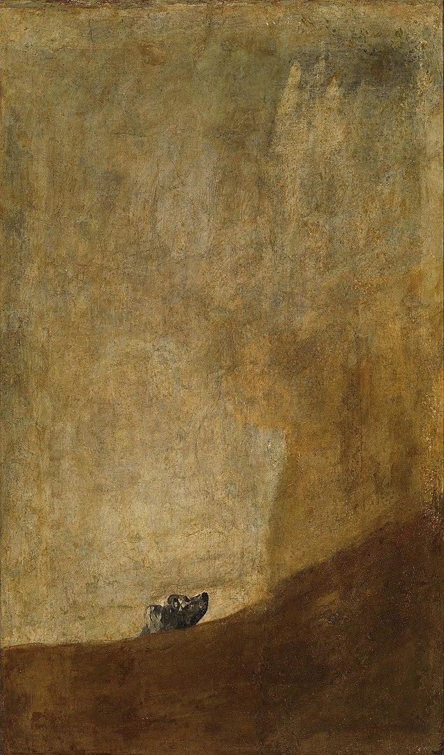 The Drowning Dog by Francisco Goya