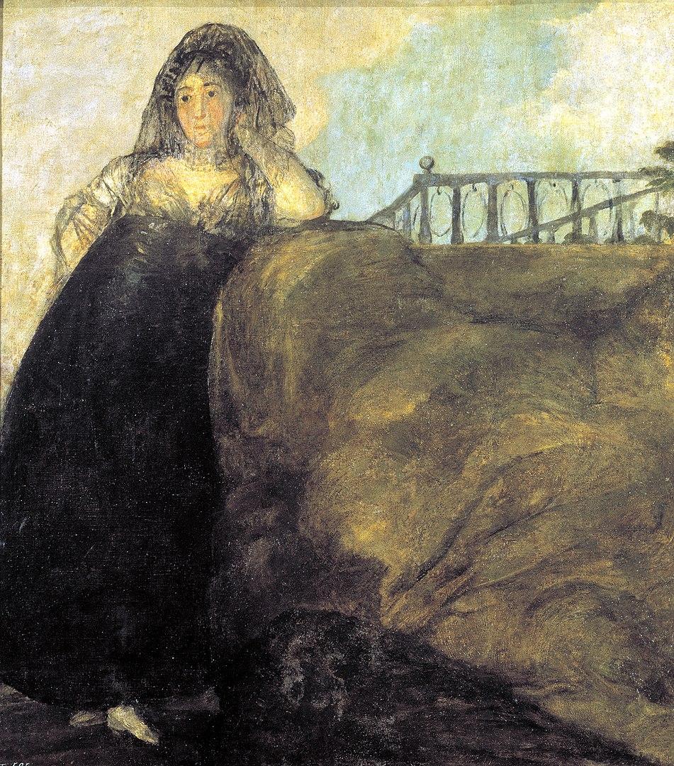 Una manola: doña Leocadia Zorrilla by Francisco Goya