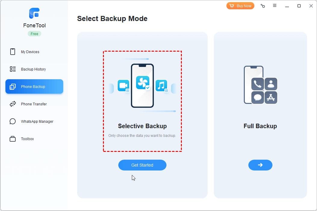 Custom Backup