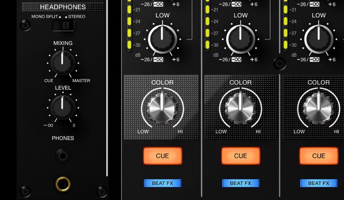Cue & headphones controls on the Pioneer DJ DJM-900NXS2