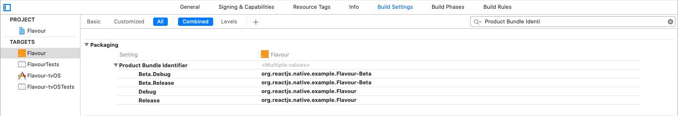 How to Manage Multiple Target Variant with React Native Apps