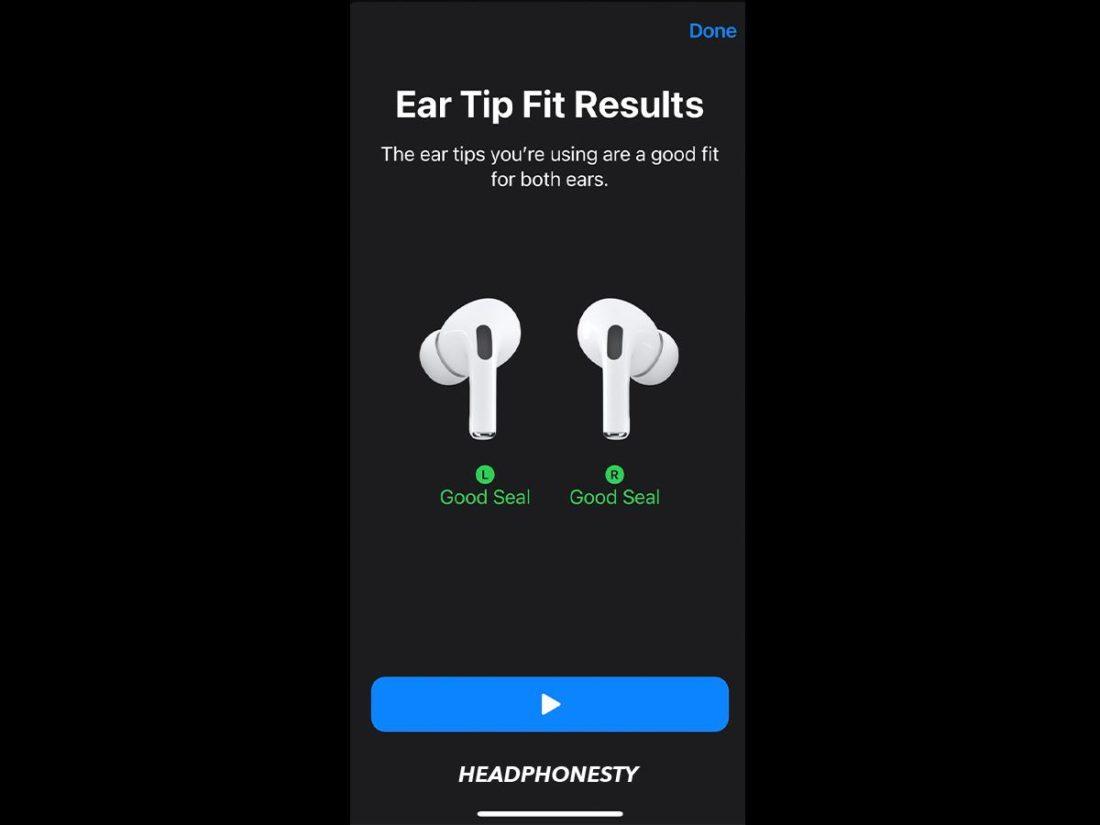 Adjust AirPods Pro