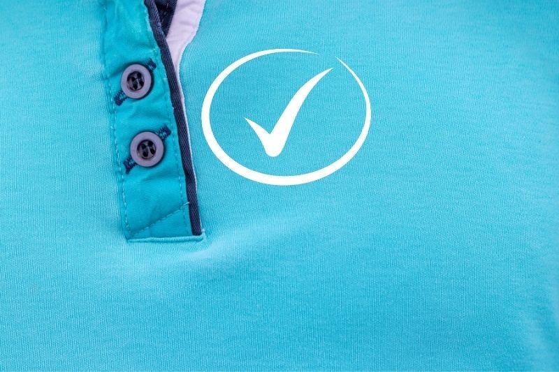 fasten buttons to prevent shirt holes