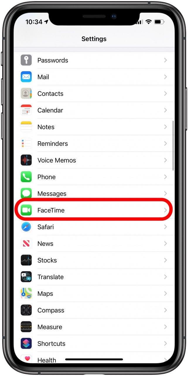 Sign into FaceTime using your Apple ID