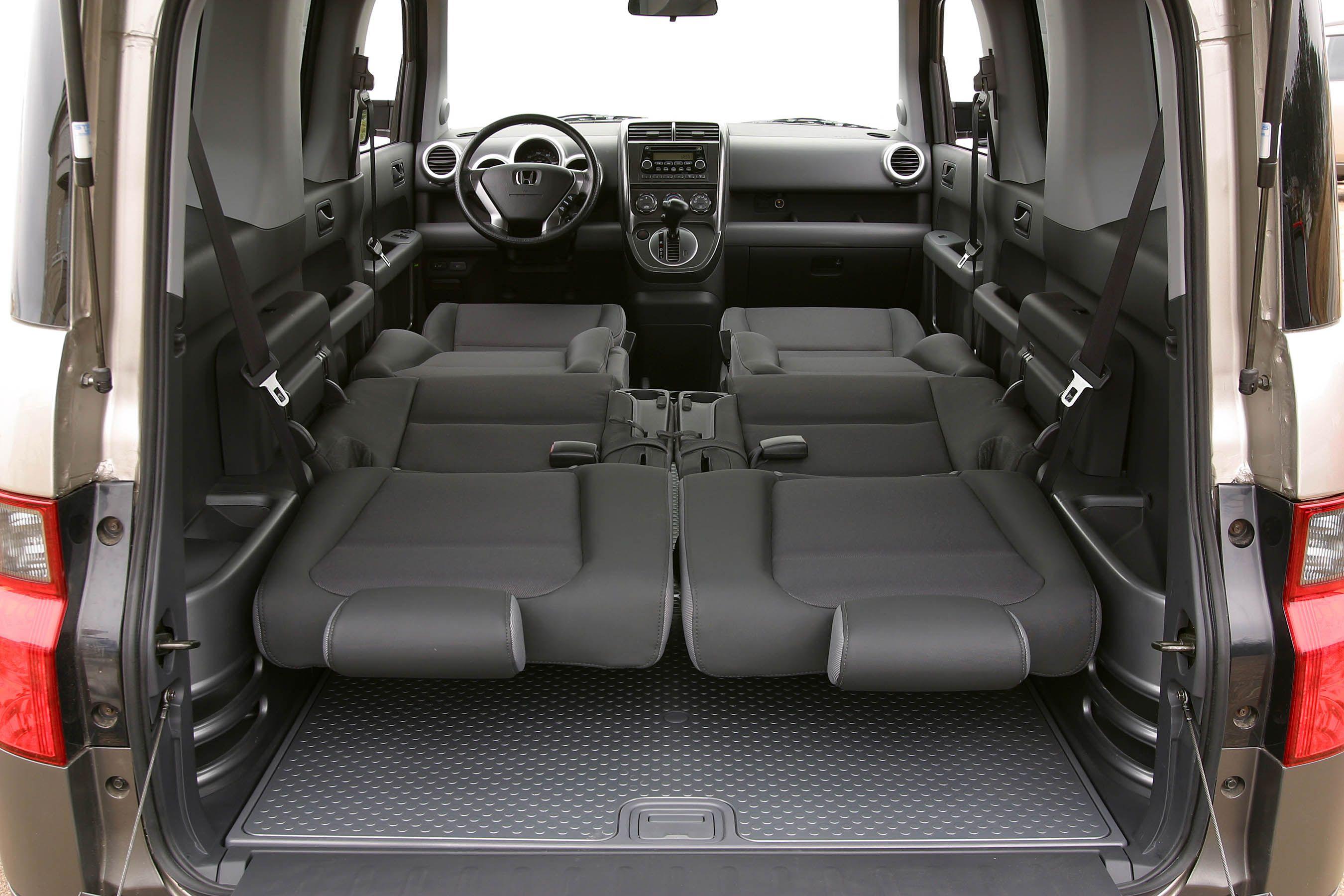 The interior of the Honda Element