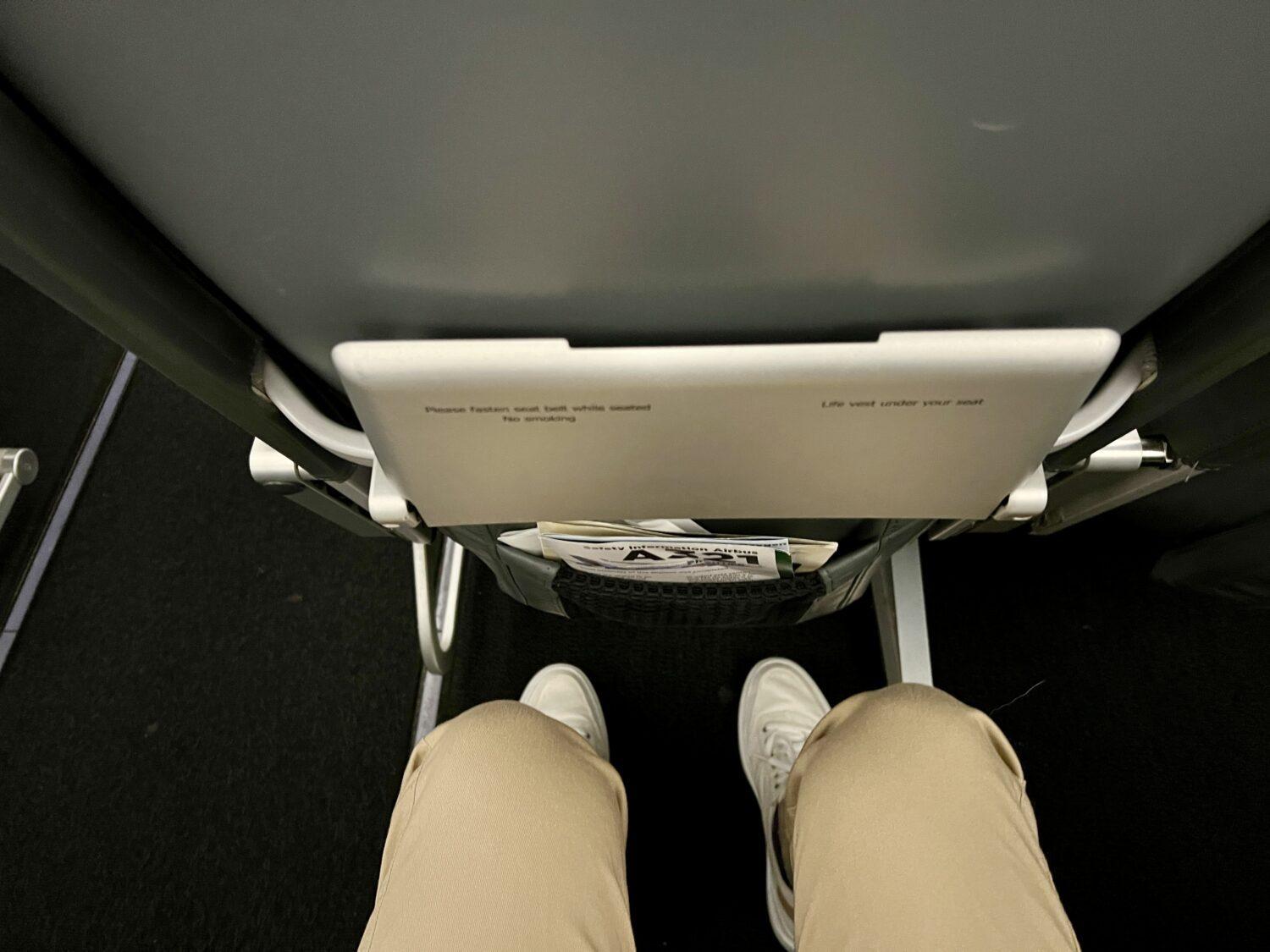 frontier airlines legroom