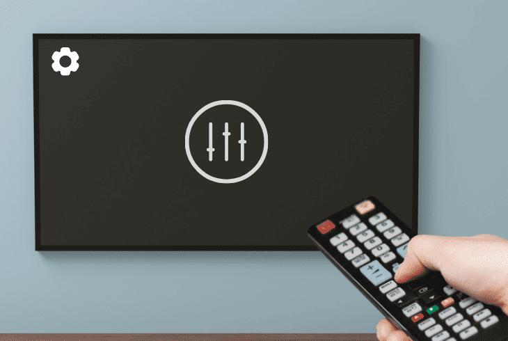 how to manually adjust the tv's equalizer
