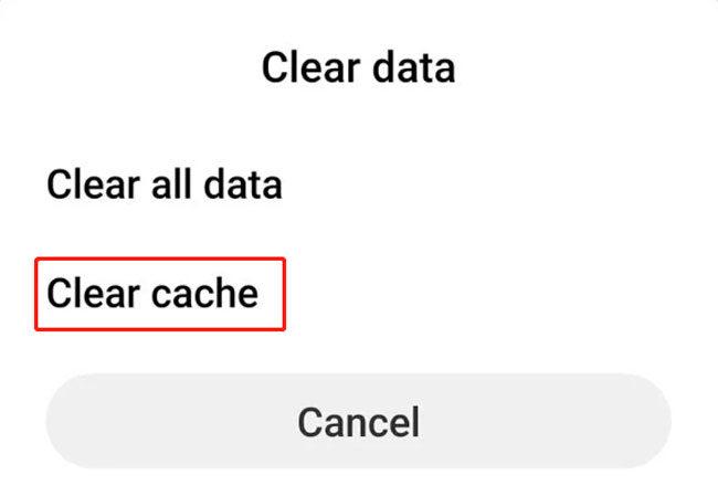 clear cache for life360