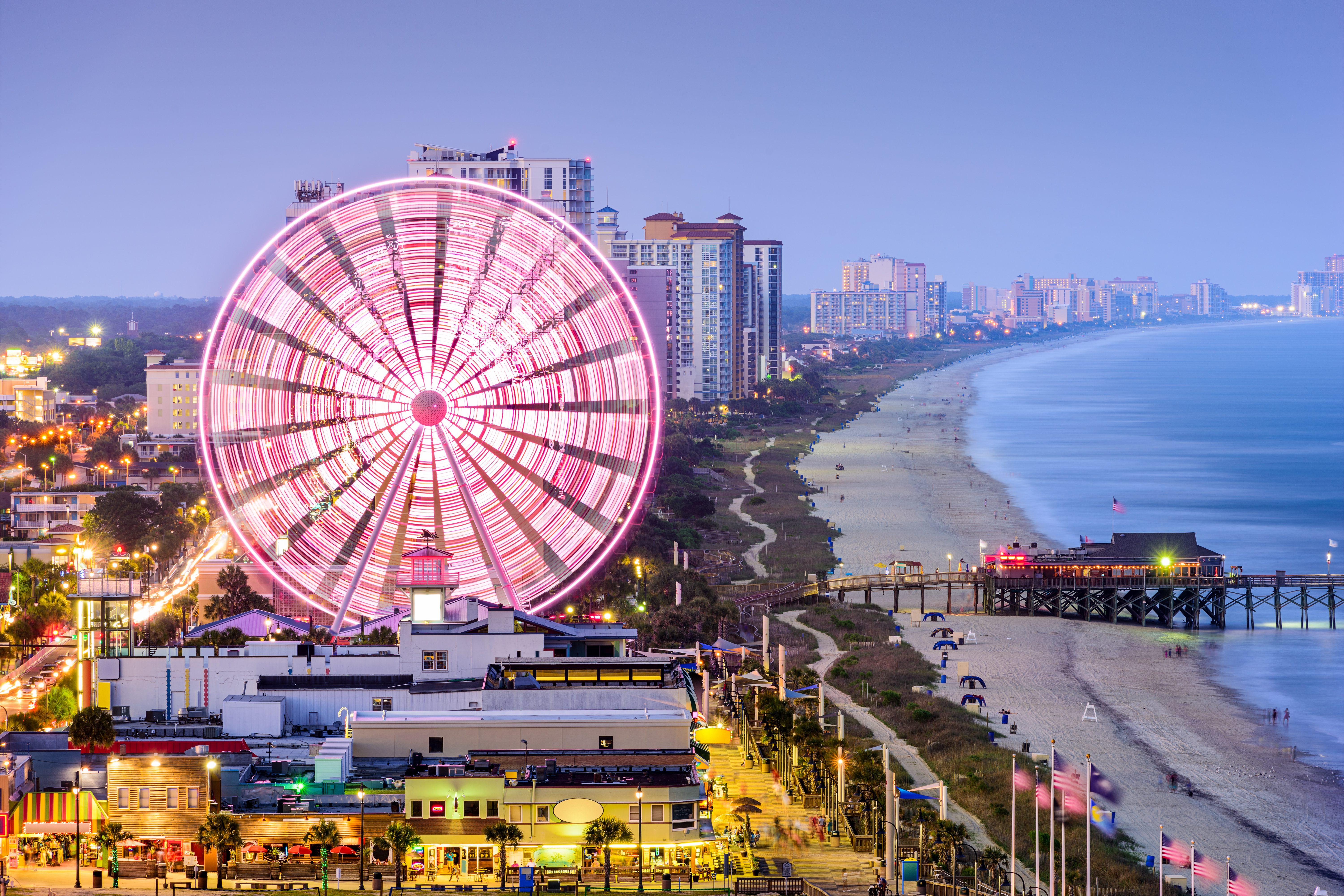 Myrtle Beach, South Carolina, USA city skyline.