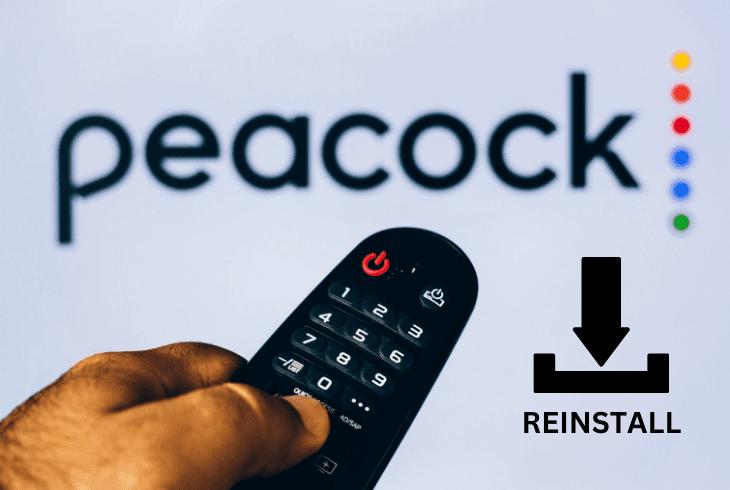 reinstall the peacock app