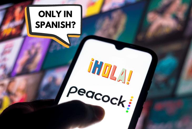 is peacock in spanish only