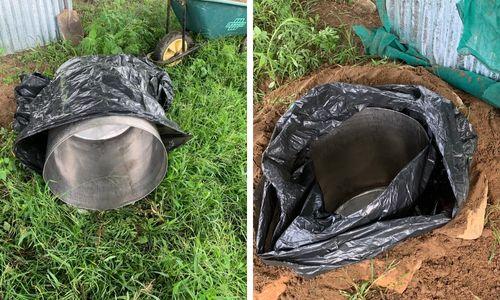 trash can root cellar