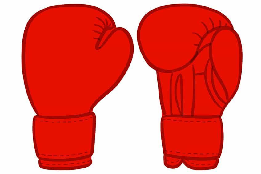 Boxing Gloves Drawing 07