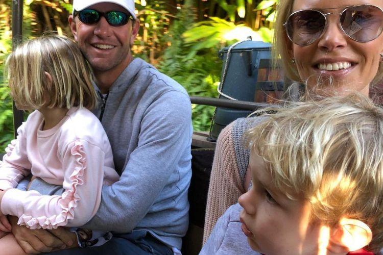 Lucas Glover With Wife Krista Glover Pictured With Their Two Kids In 2019