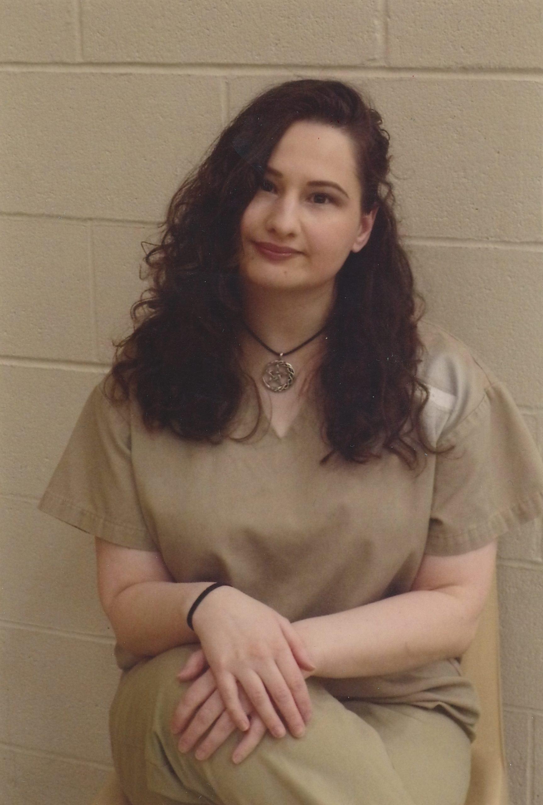Gypsy Rose Blanchard, shown in prison garb, in an image from Lifetime