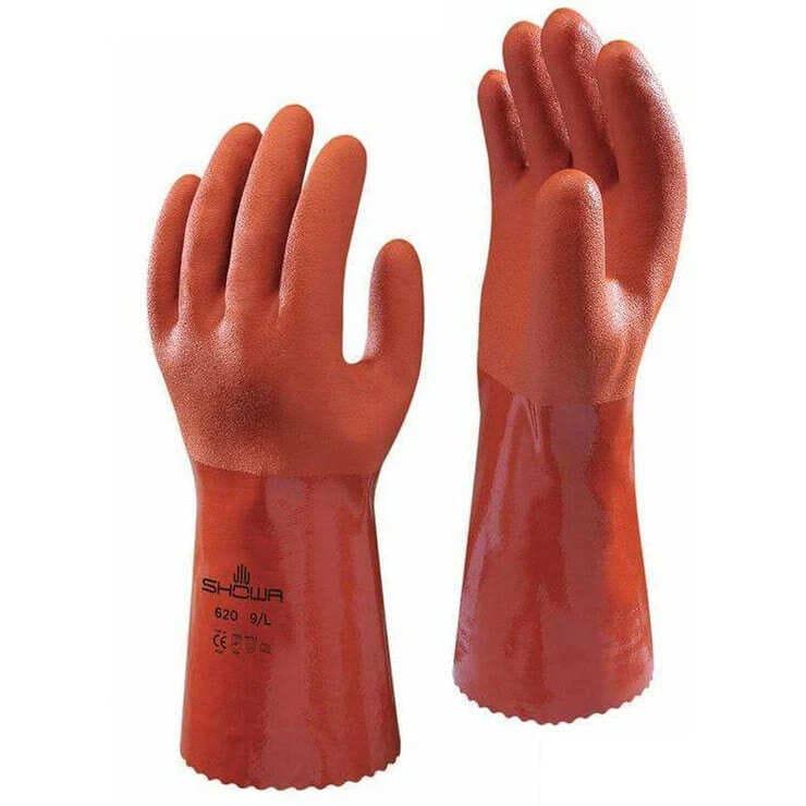 Showa 660 PVC dry gloves for drysuit divers