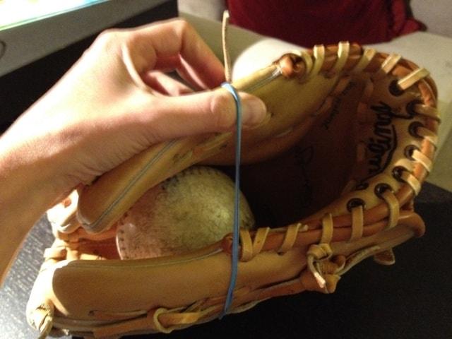 breaking in a glove