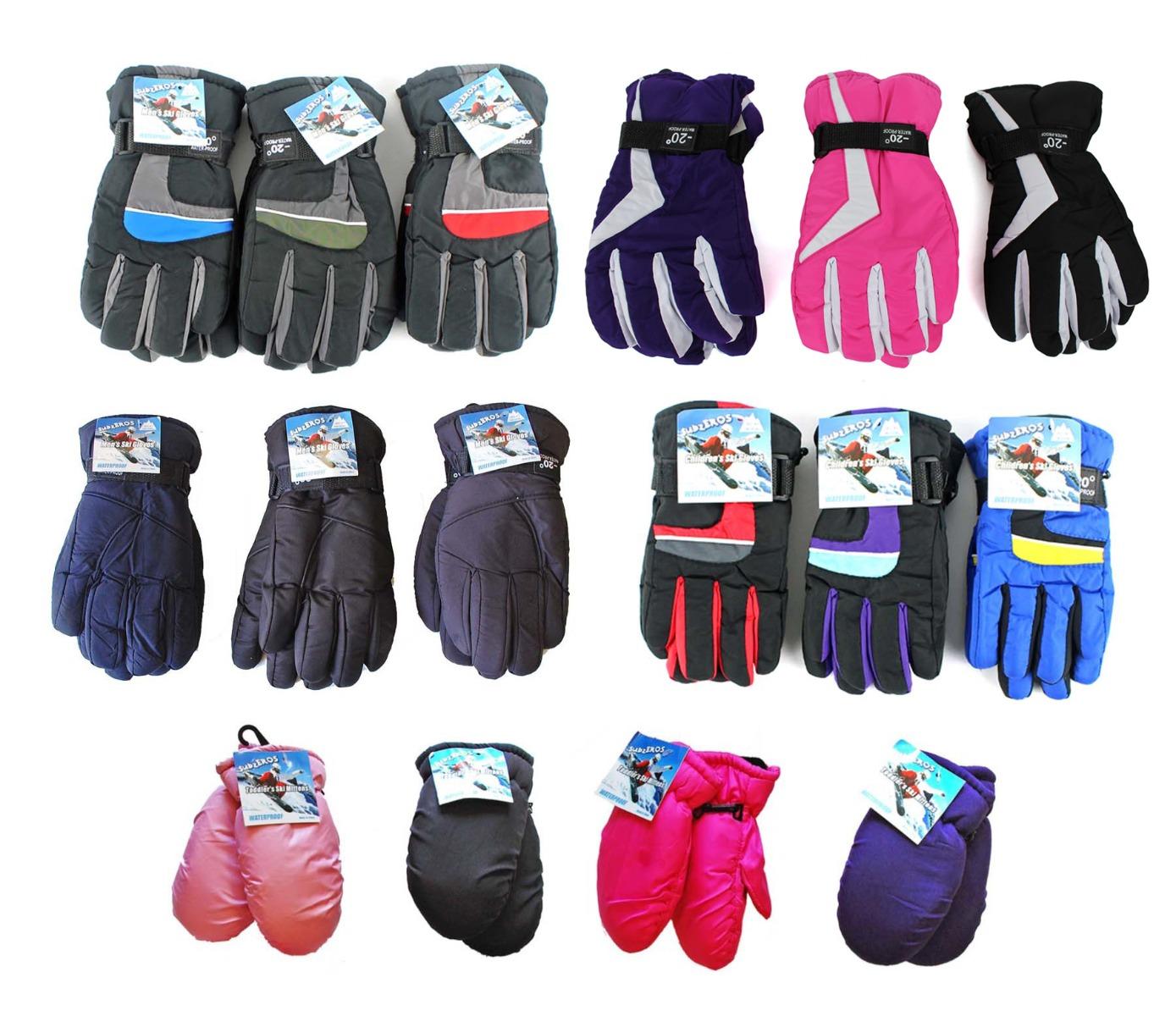 Family Ski Gloves Combo Pack