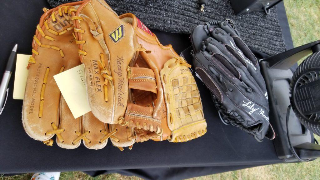 leather baseball glove engraving