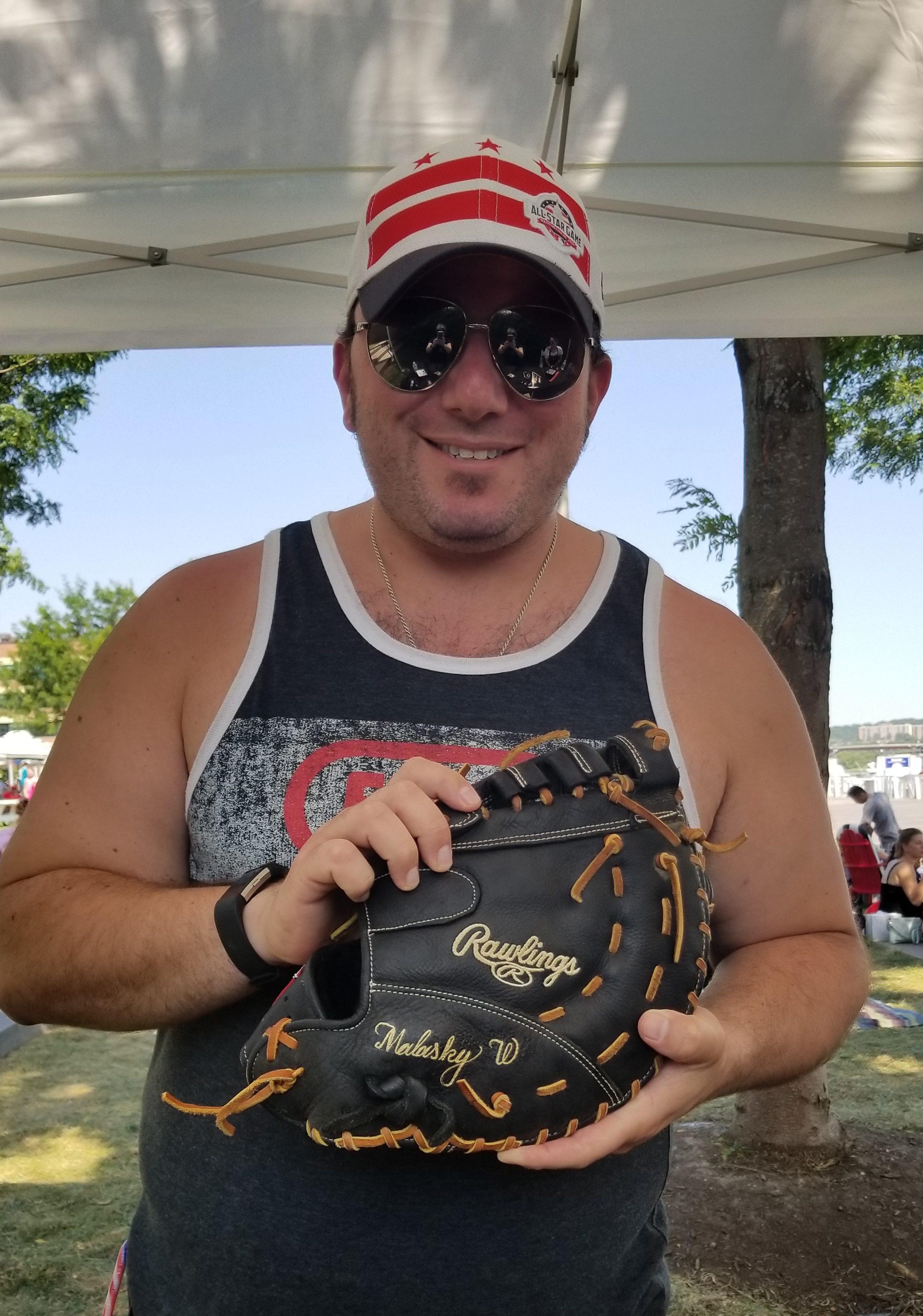 leather baseball glove engraving