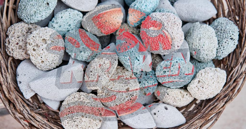 Pumice Stones in a basket