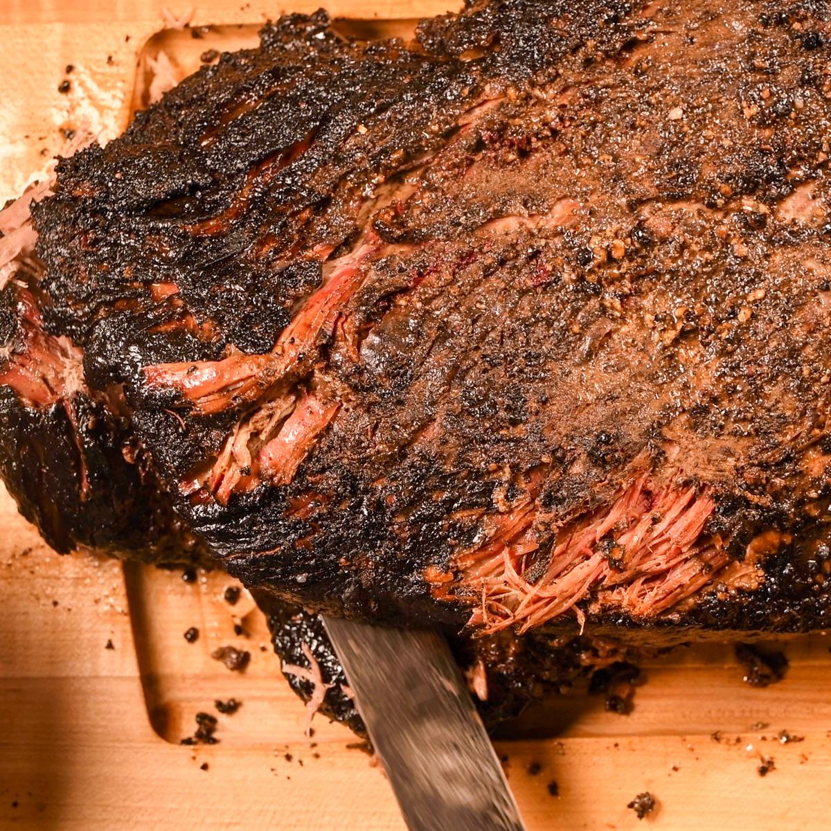 Tender and juicy brisket.