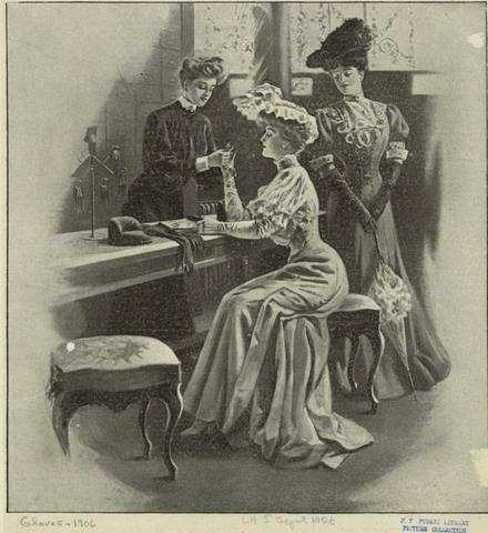 Bridal & Opera gloves in 1906
