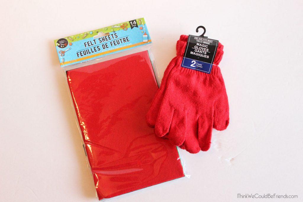 DIY Elf on the Shelf Moving Glove with Free Printable package! You can literally make this in 5 minutes and never have to worry if one of your ideas lands your elf in a poor place! Just use the magic glove to move him! #ElfOnTheShelf #New #Ideas #Quick #Easy #Funny #Toddler