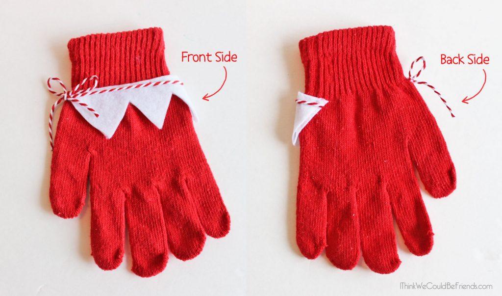 DIY Elf on the Shelf Moving Glove with Free Printable package! You can literally make this in 5 minutes and never have to worry if one of your ideas lands your elf in a poor place! Just use the magic glove to move him! #ElfOnTheShelf #New #Ideas #Quick #Easy #funny