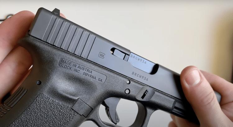 Glock 17 and its serial number 