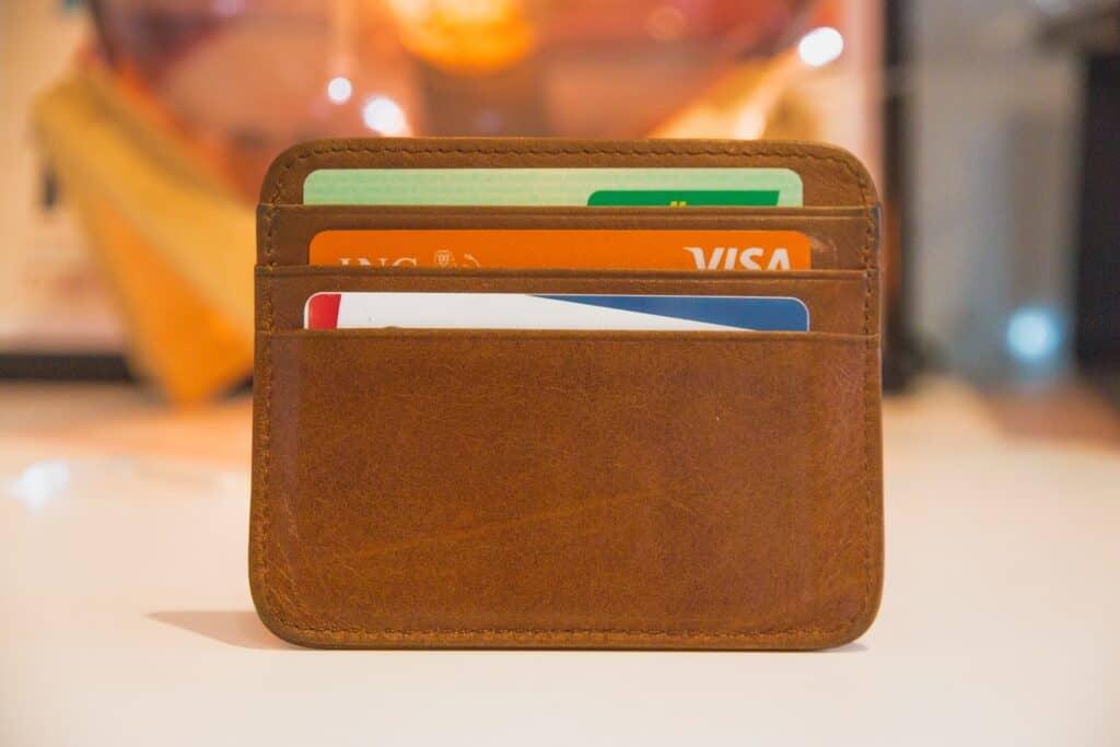 One of the most commonly forgotten things to pack when travelling - credit and debit cards