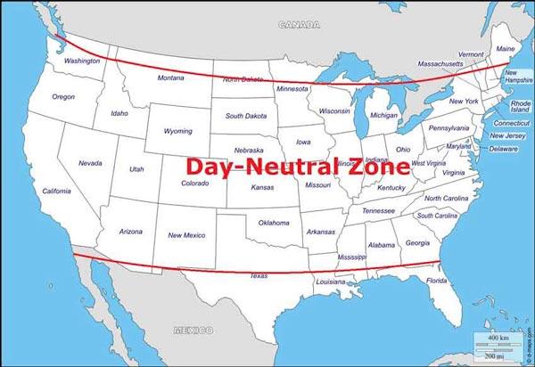 Day Neutral Zone for Onions