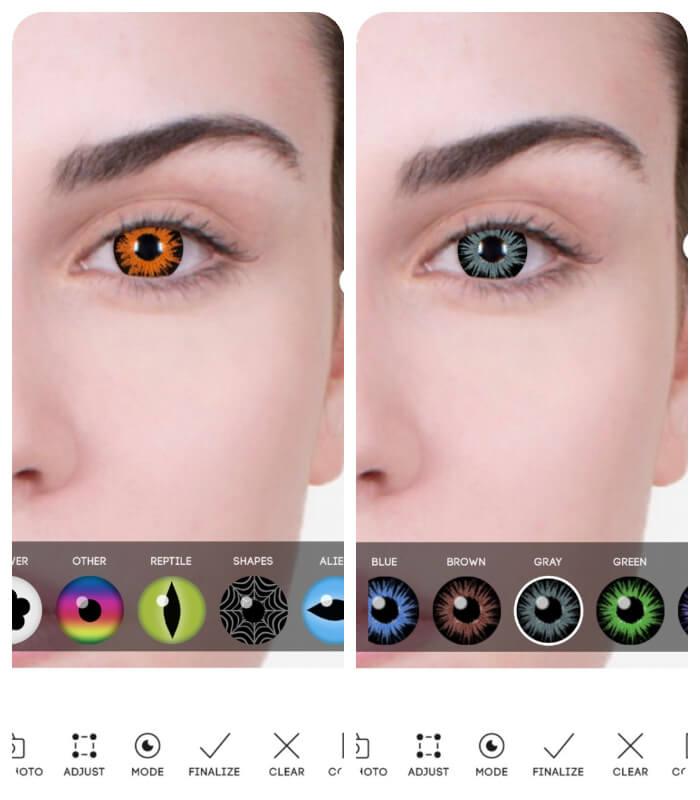 Try blue eye color filter for free with the best eye color changing app for iPhone and Android, YouCam Makeup.